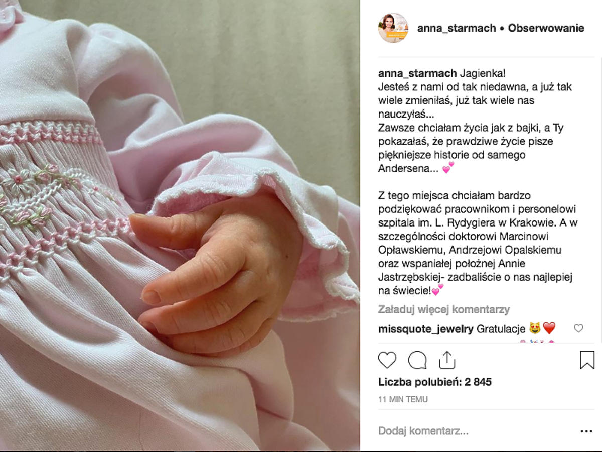 Anna Starmach urodziła!