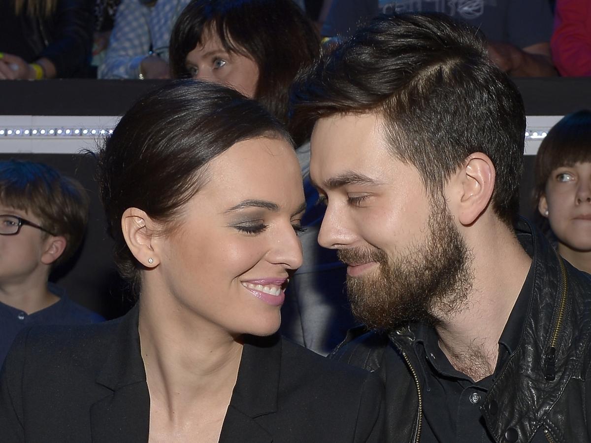 Anna Wendzikowska i Patryk Ignaczak w studiu The Voice of Poland