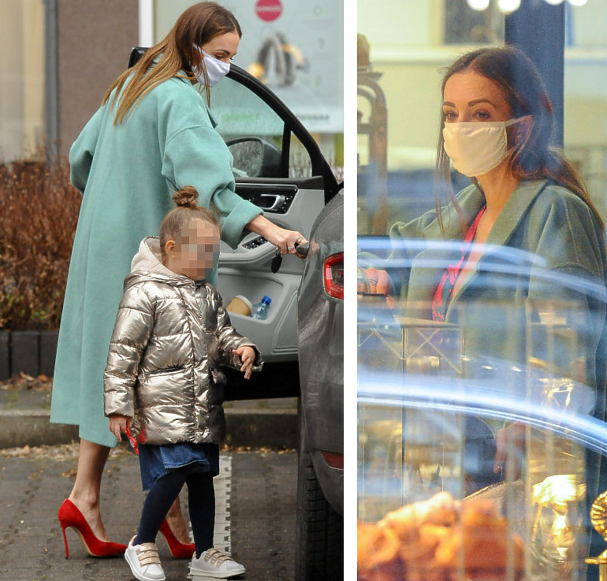 Anna Wendzikowska na spacerze z córką w krótkiej sukience bez rajstop i z torebką za ponad 20 tys. zł!