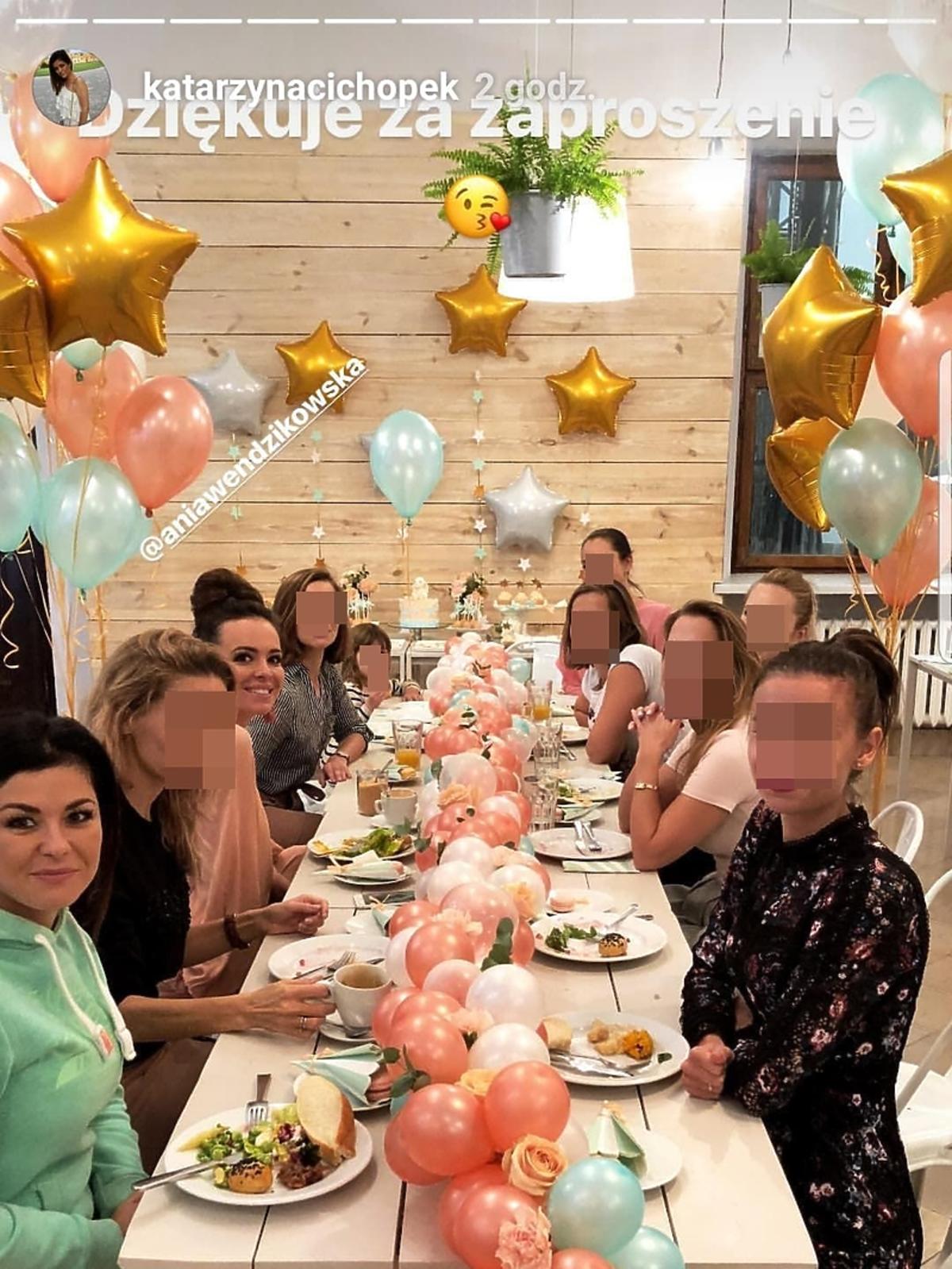 Anna Wendzikowska wyprawiła baby shower