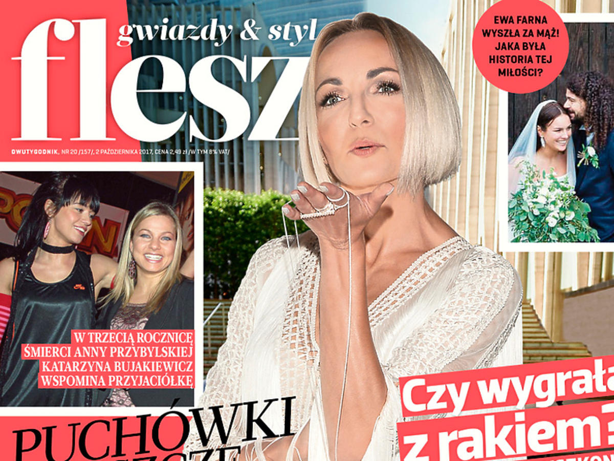 Anna Wyszkoni na okładce Flesza