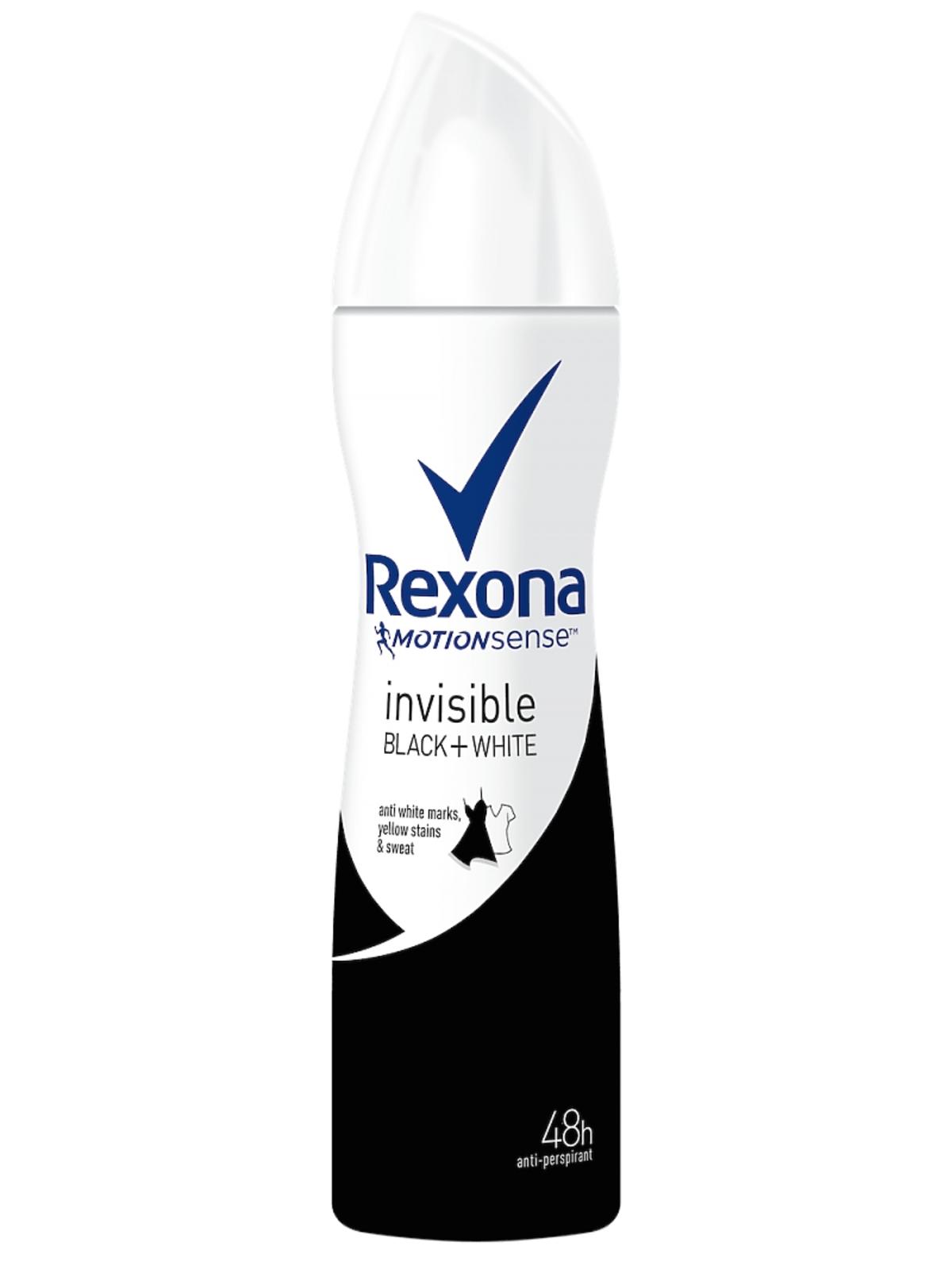 Antyperspirant Rexona Invisible Black+White