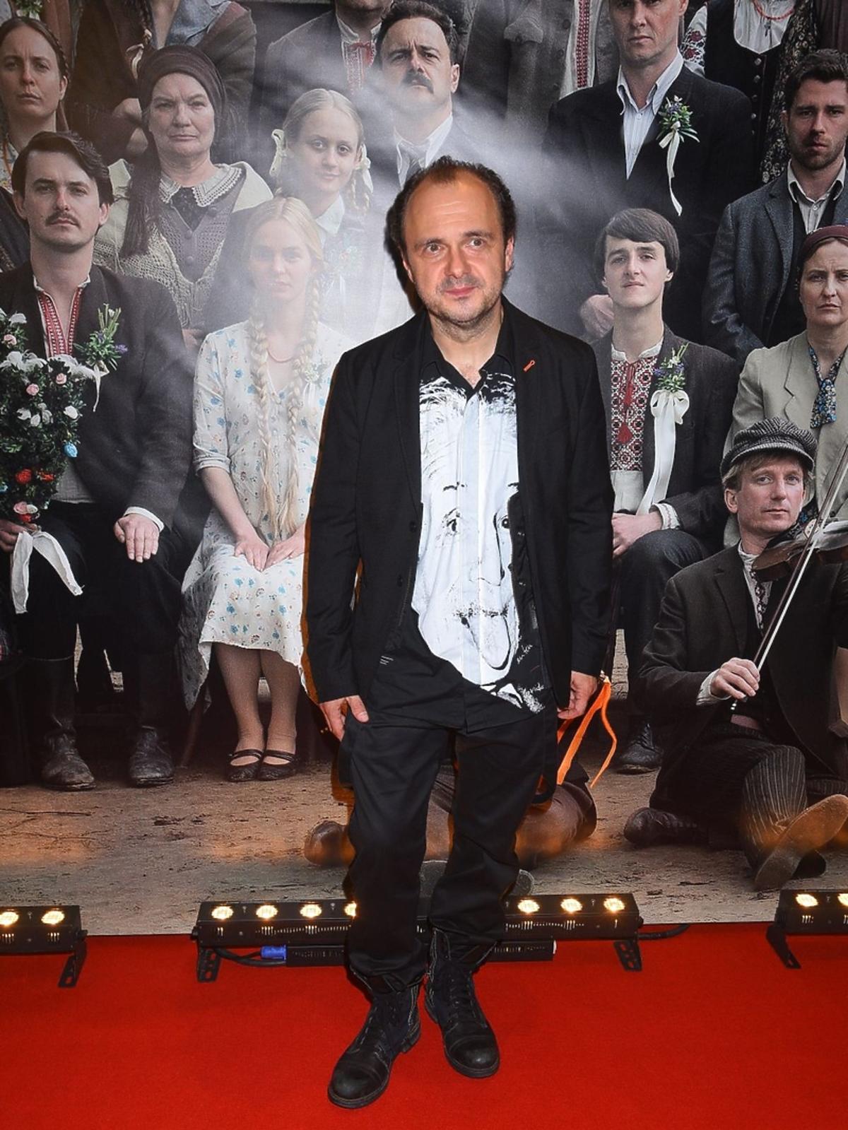 Arkadiusz Jakubik na premierze filmu