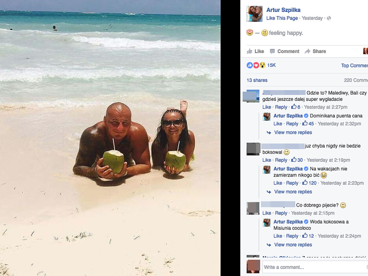 Artur Szpilka na Dominikanie
