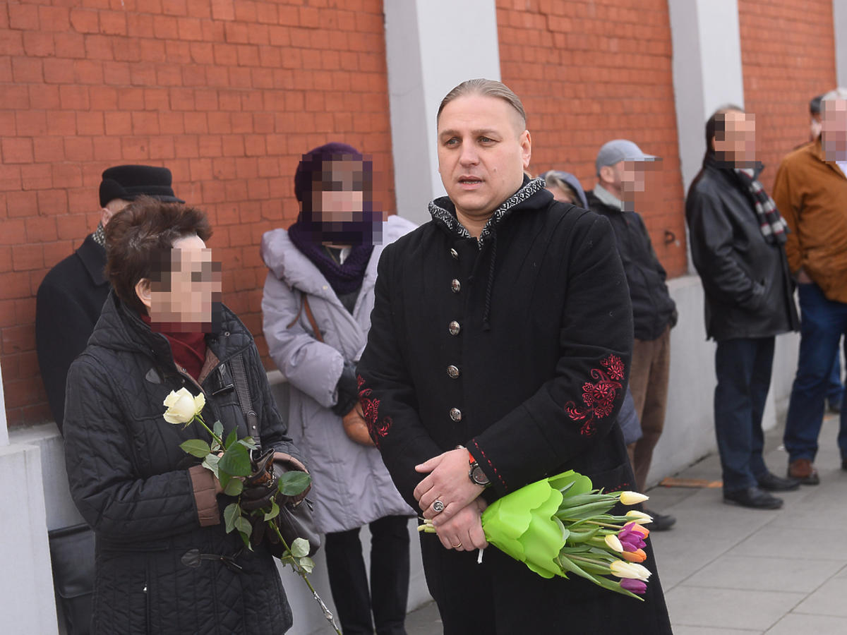 Artyści na pogrzebie Wojciecha Młynarskiego