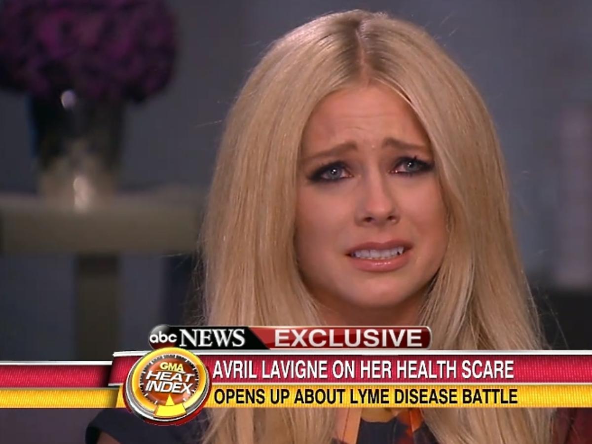 Avril Lavigne o chorobie
