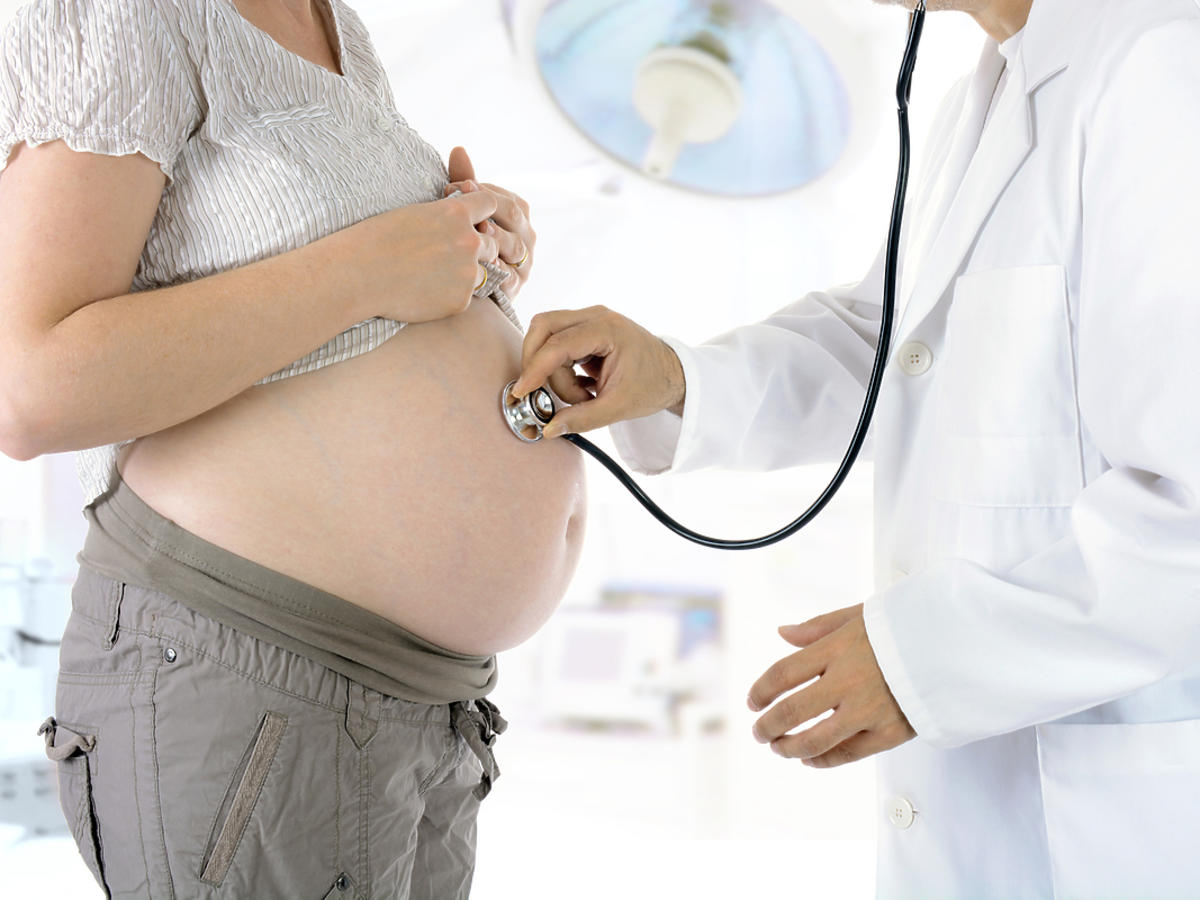 badanie kobiety w ciąży