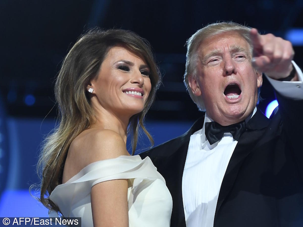 Bal po zaprzysiężeniu Donalda Trumpa na prezydenta - pierwszy taniec Donalda Trumpa i jego żony