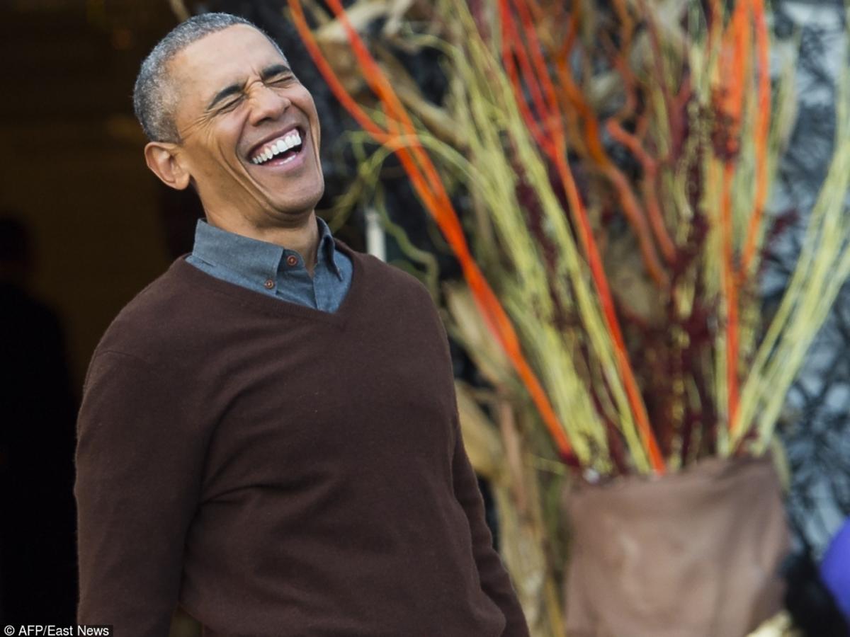 Barack Obama na imprezie z okazji Halloween w Białym Domu