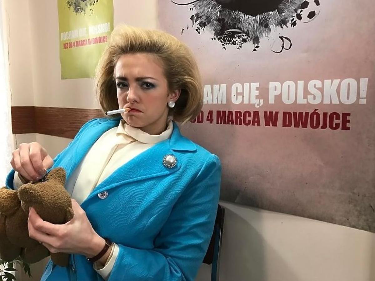 Barbara Kurdej-Szatan na planie