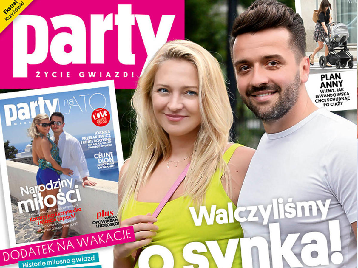 Basia Kurdej Szatan na okładce "Party"