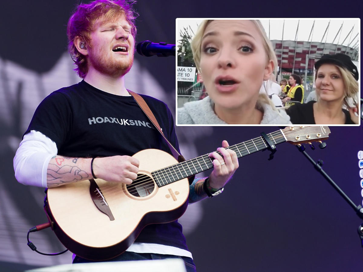 Basia Kurdej-Szatan nie mogła wejść na koncert Eda Sheerana
