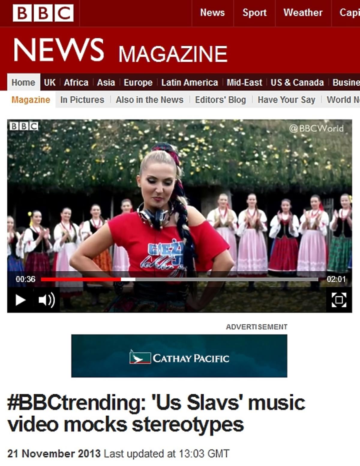 BBC o teledysku Donatana