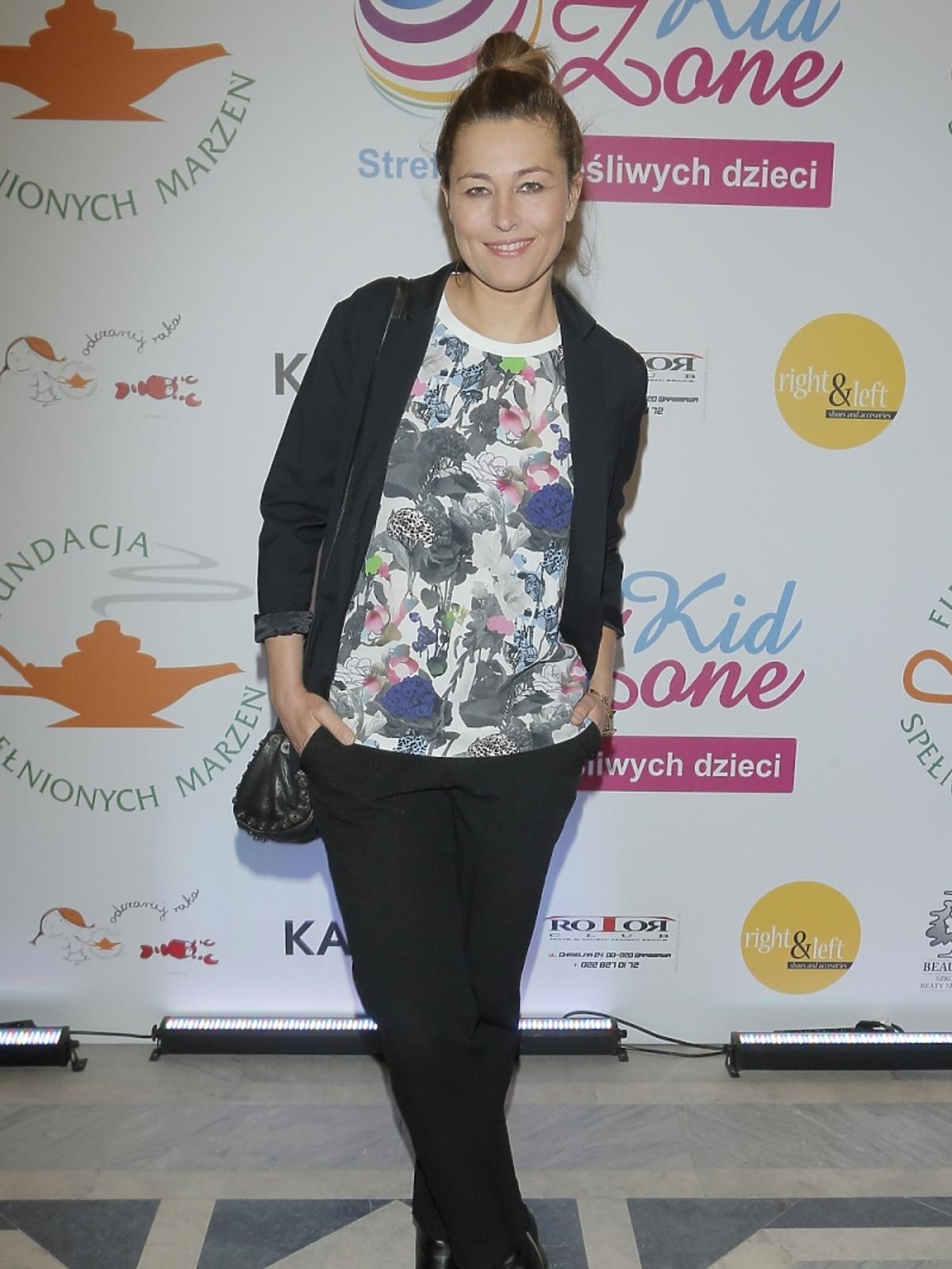 Beata Sadowska na pokazie mody
