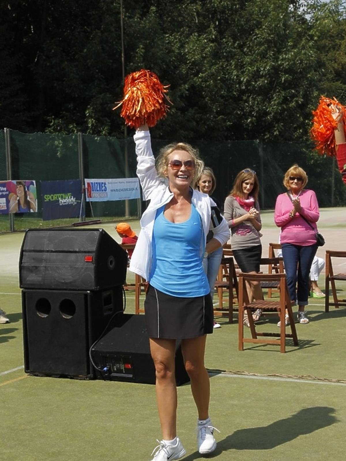Beata Ścibakówna na Turnieju Tenisa Ziemnego Artystów Polskich Beskid Cup 2013 