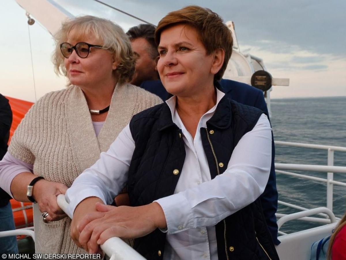 Beata Szydło podczas rejsu wycieczkowego