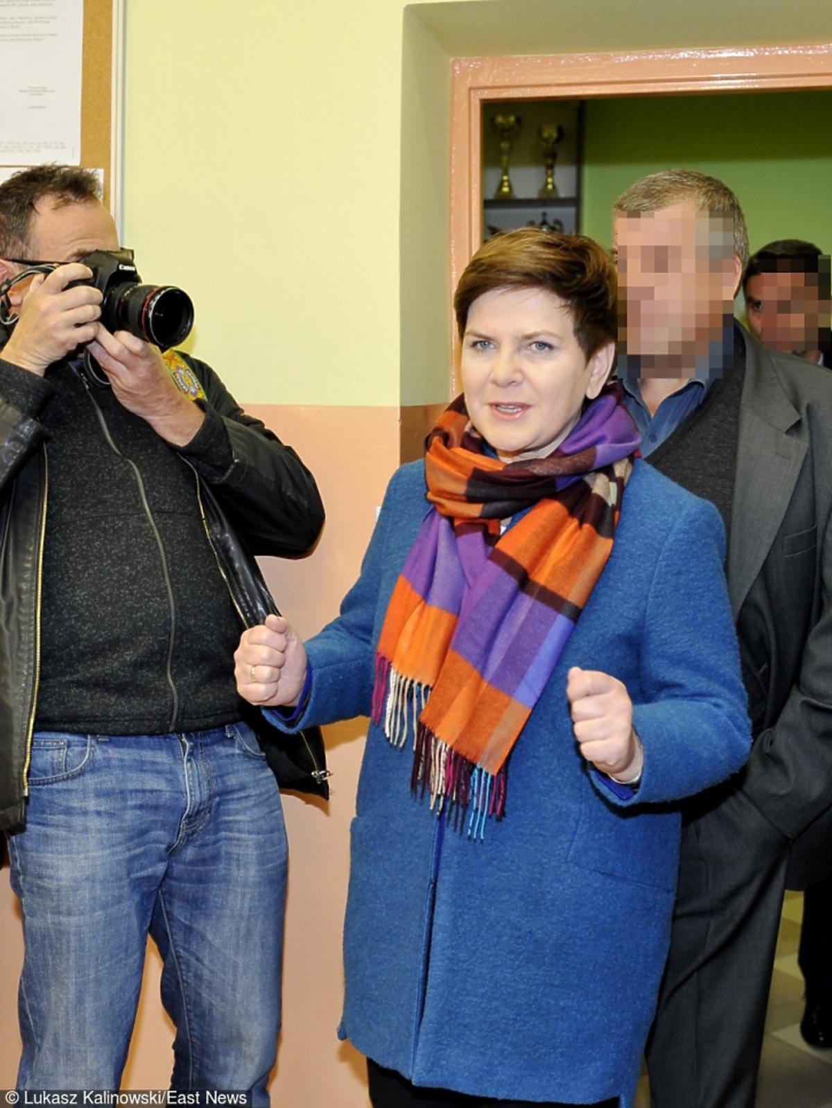 Beata Szydło trzyma kciuki