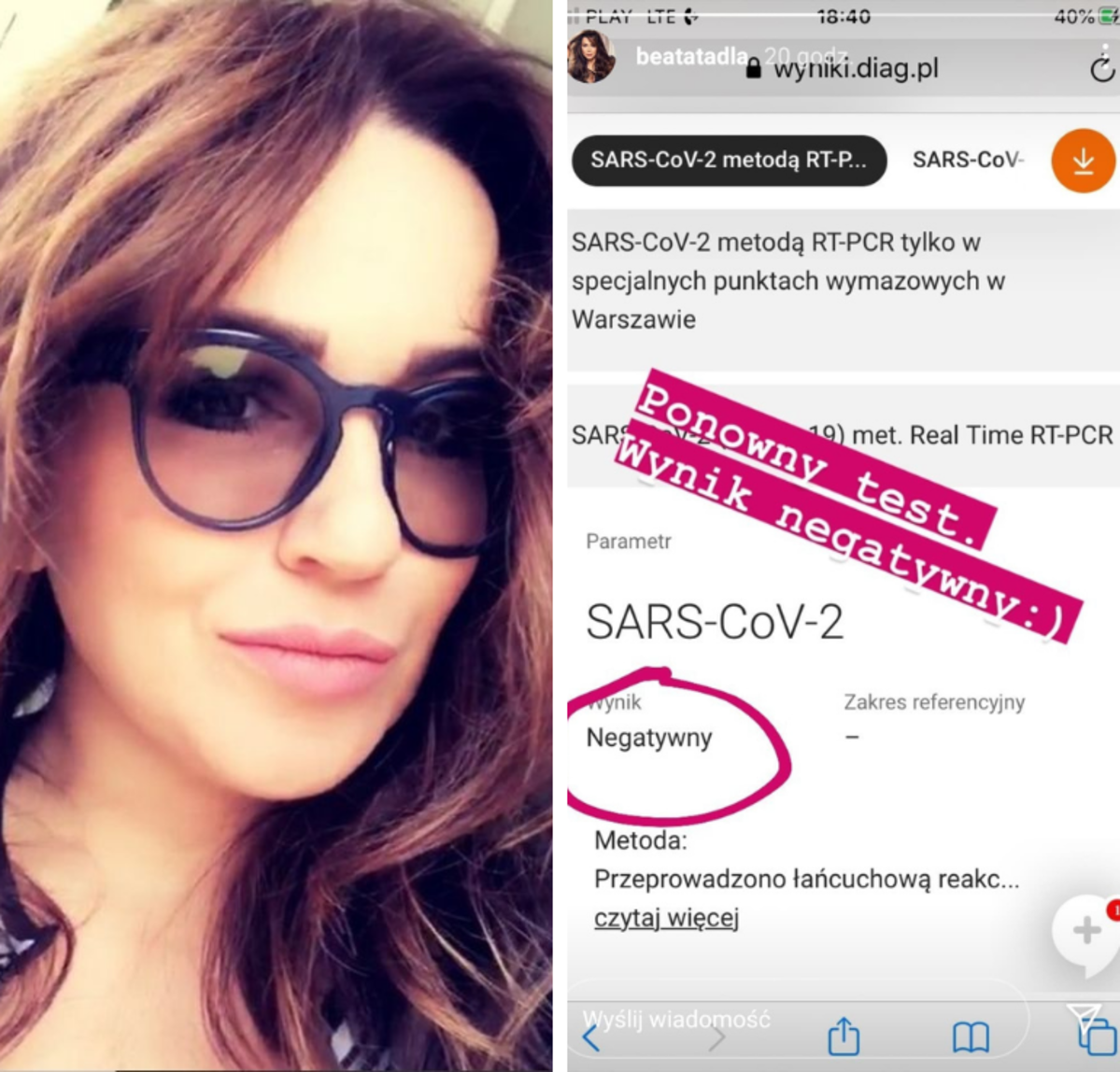 Beata Tadla Przeszła Drugi Test Na Koronawirusa Dziennikarka Zdradziła