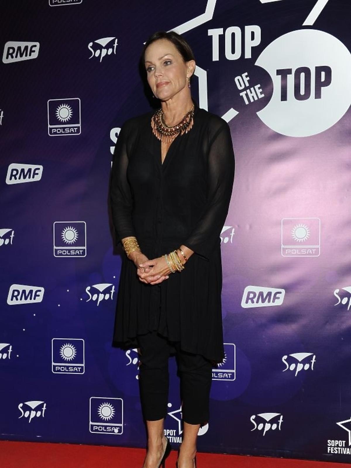 Belinda Carlisle podczas pierwszego dnia Sopot Top of the Top Festival 2013