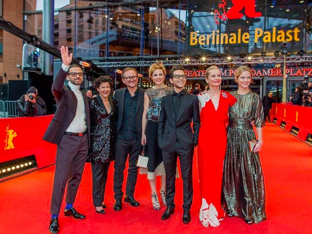 Berlinale Magdalena Cielecka, Tomasz Wazilewski, Marta Nieradkiewicz, nagroda srebrne lwy dla filmu Zjednoczone Stany Miłości