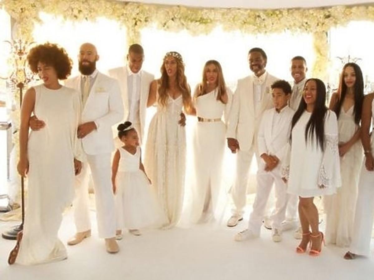 Beyonce i Jay-Z na ślubie Tiny Knowles