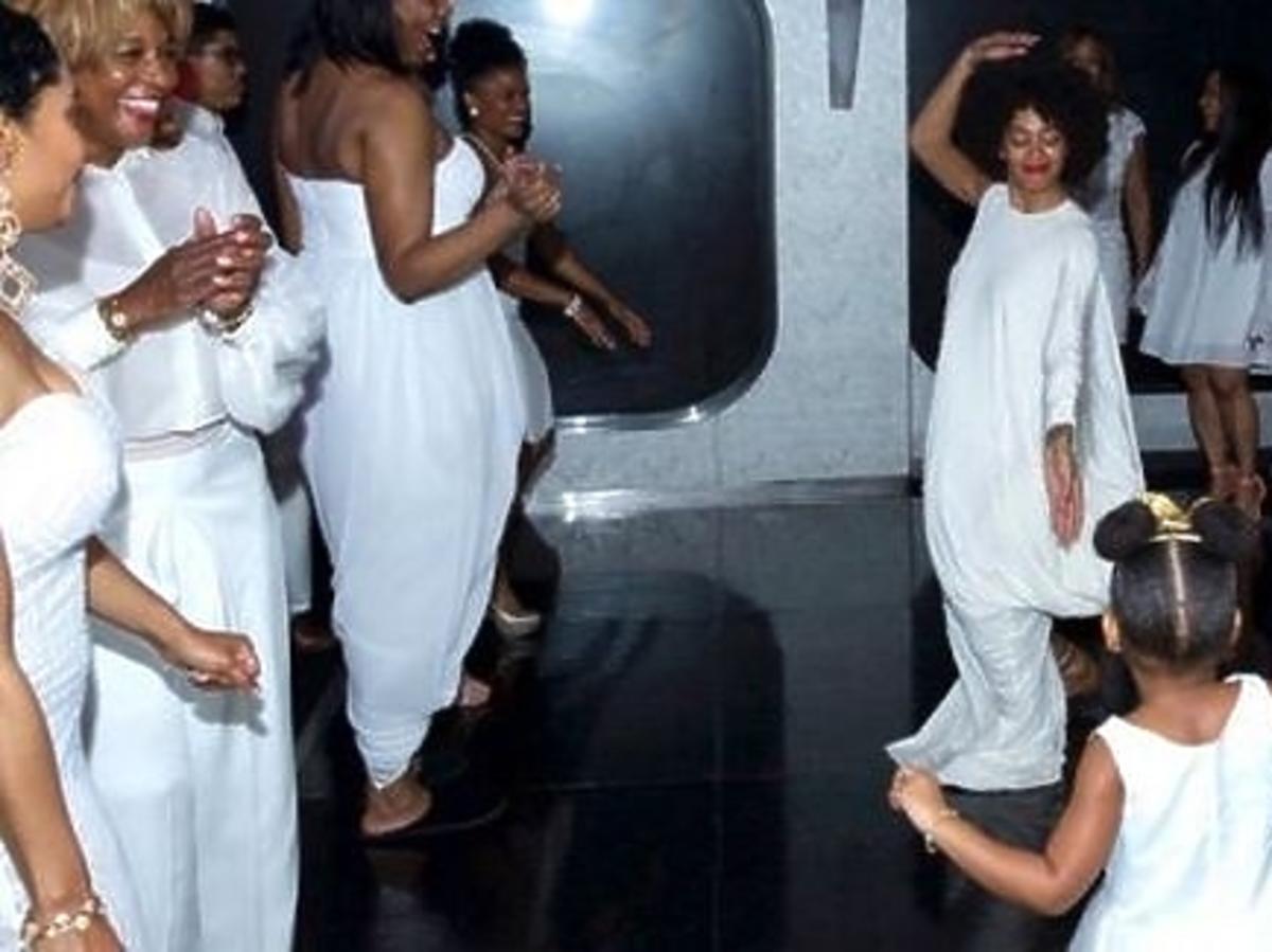 Beyonce i Jay-Z na ślubie Tiny Knowles