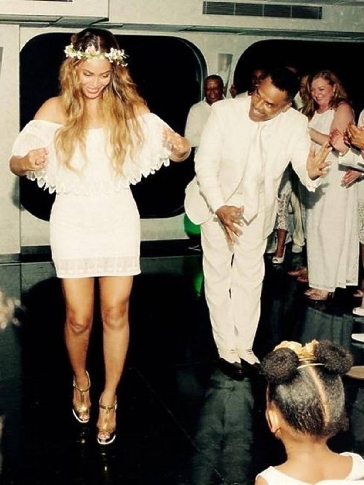 Beyonce i Jay-Z na ślubie Tiny Knowles