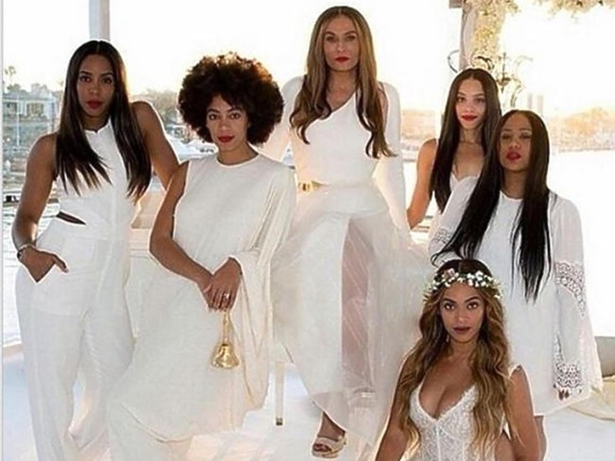 Beyonce i Jay-Z na ślubie Tiny Knowles