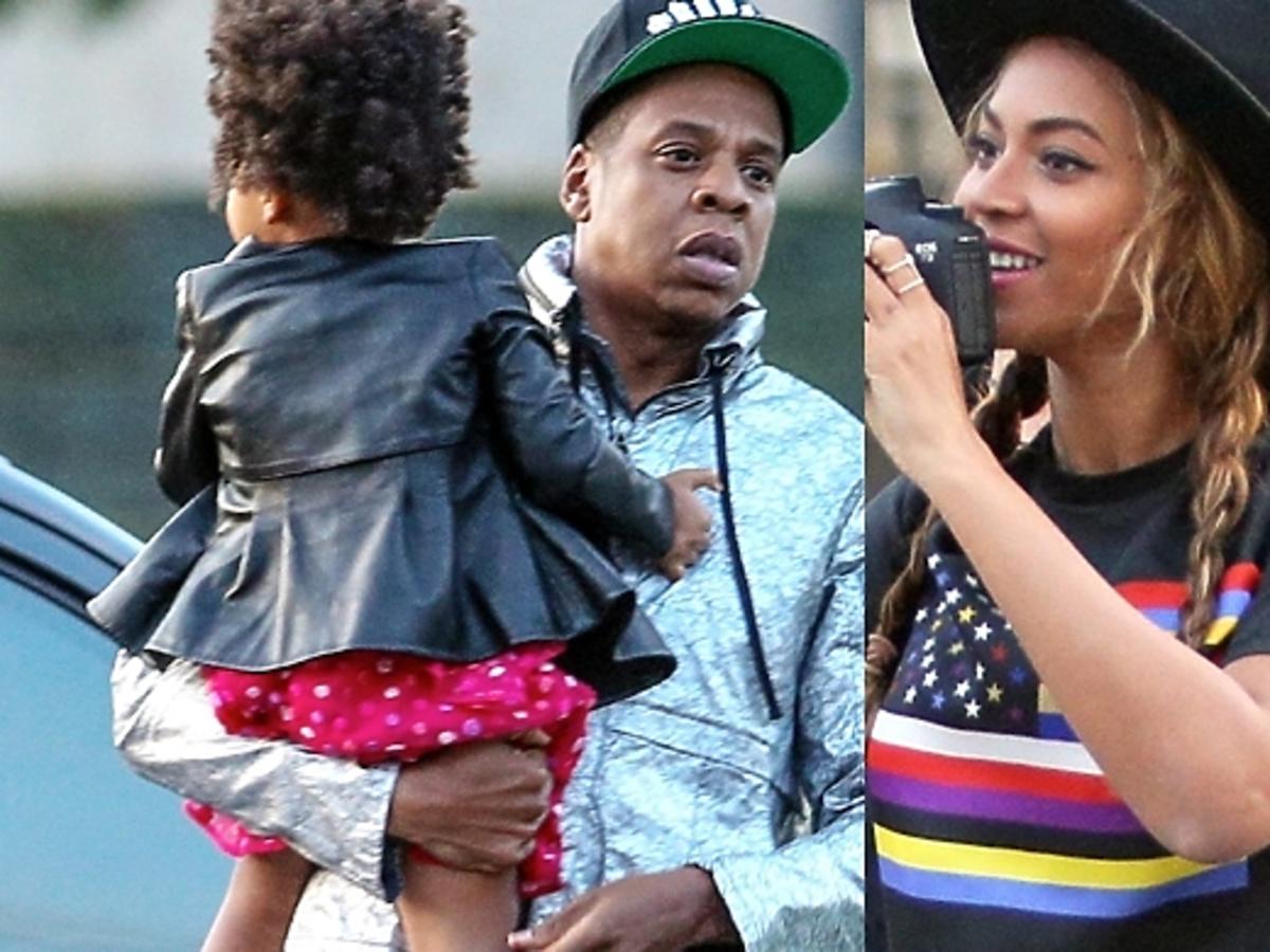 Beyonce i Jay-Z z Blue Ivy idą zwiedzać Luwr w Paryżu