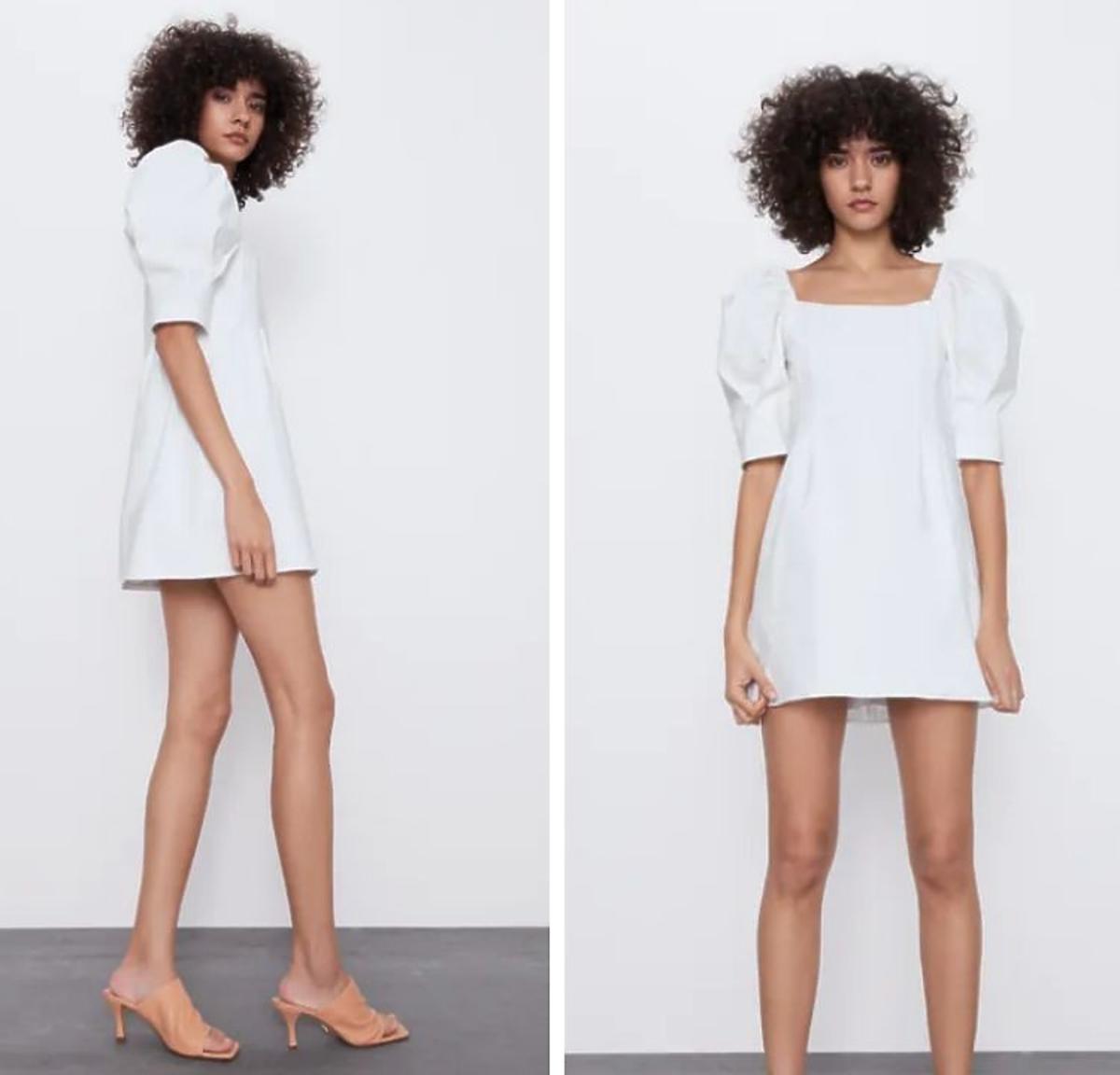 Biała sukienka Zara