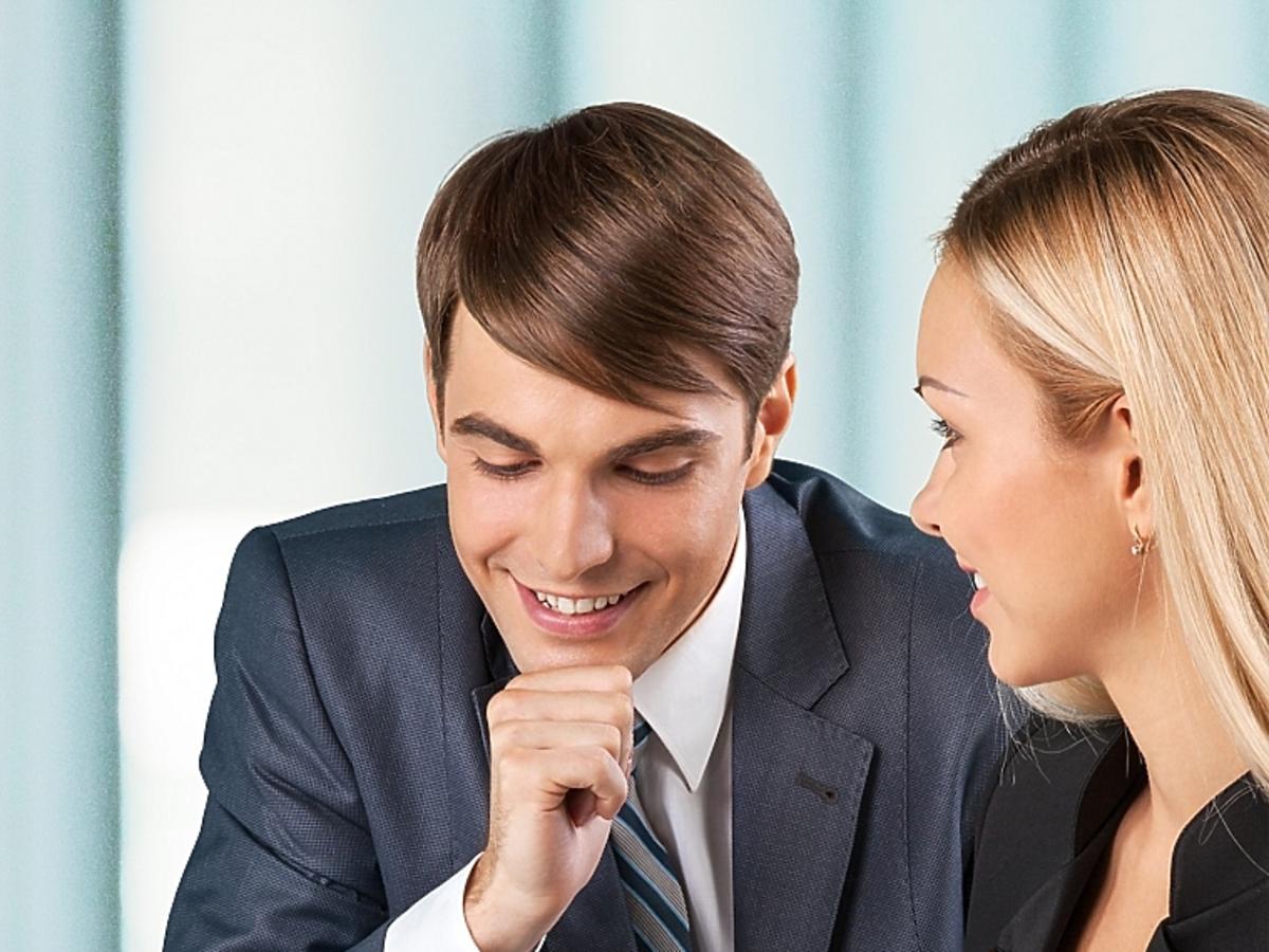 biznesmen i bizneswoman