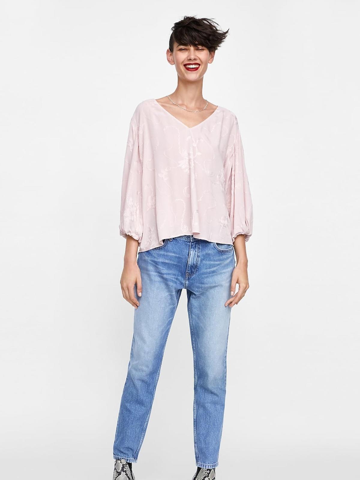 Bluzka Zara cena 39,90 było 109,90 zł