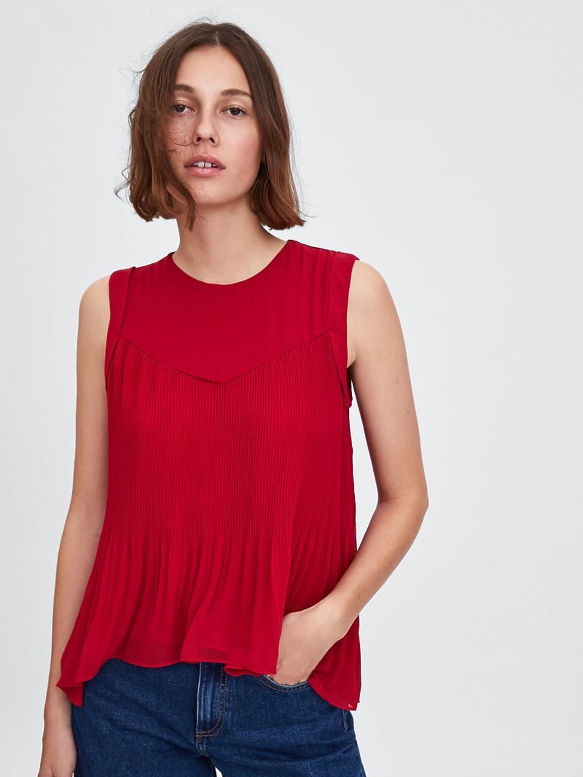 Bluzka Zara cena 39,90 było 109,90 zł