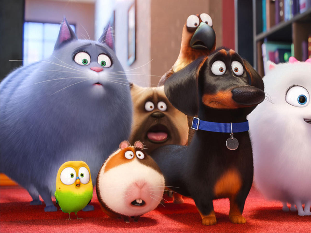 Bohaterowie filmu animowanego Sekretne życie zwierzaków domowych