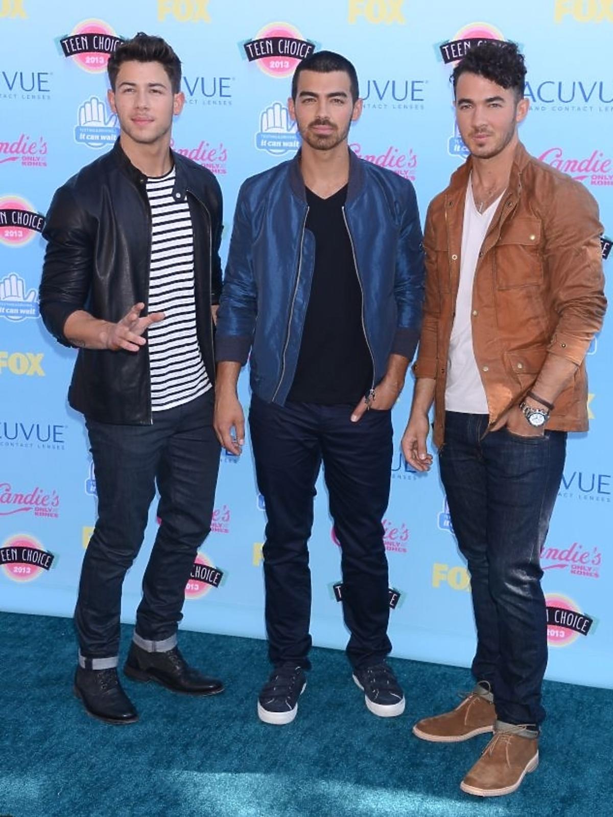 Bracia Jonas na gali Teen Choice Awards 2013