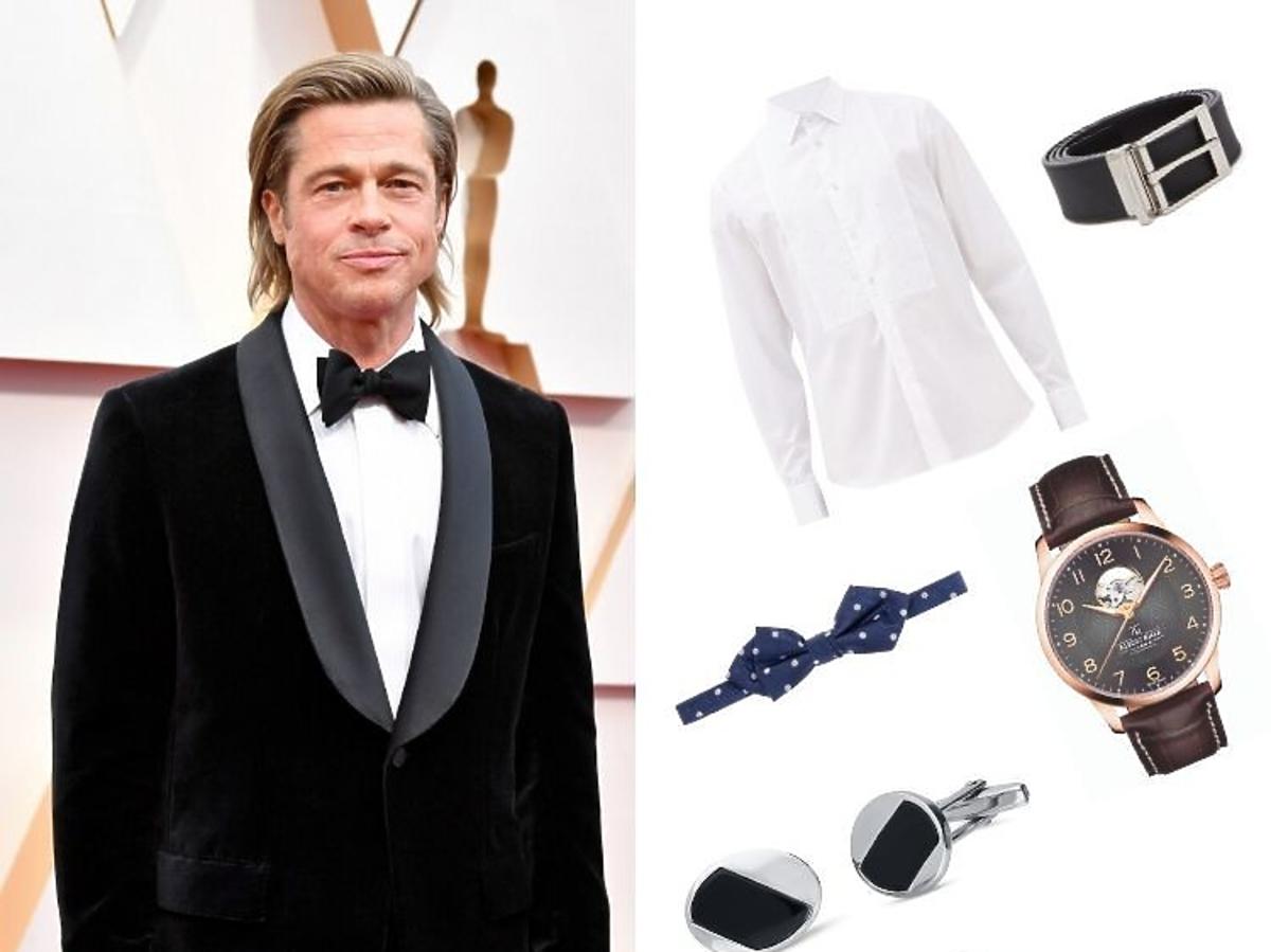 Brad Pitt-(Trendy 2020-stylizacja ślubna pan młody,najmodniejsze dodatki ślubne)