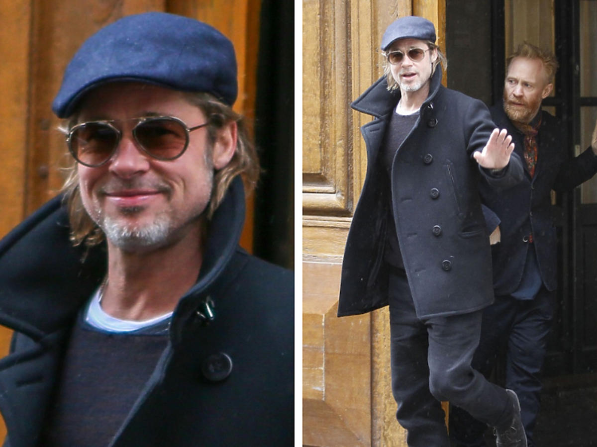 Brad Pitt uśmiechnięty