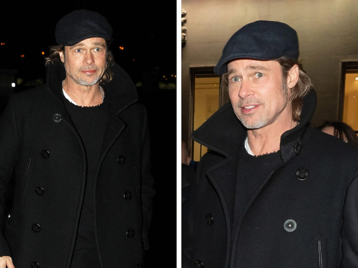 Brad Pitt uśmiechnięty