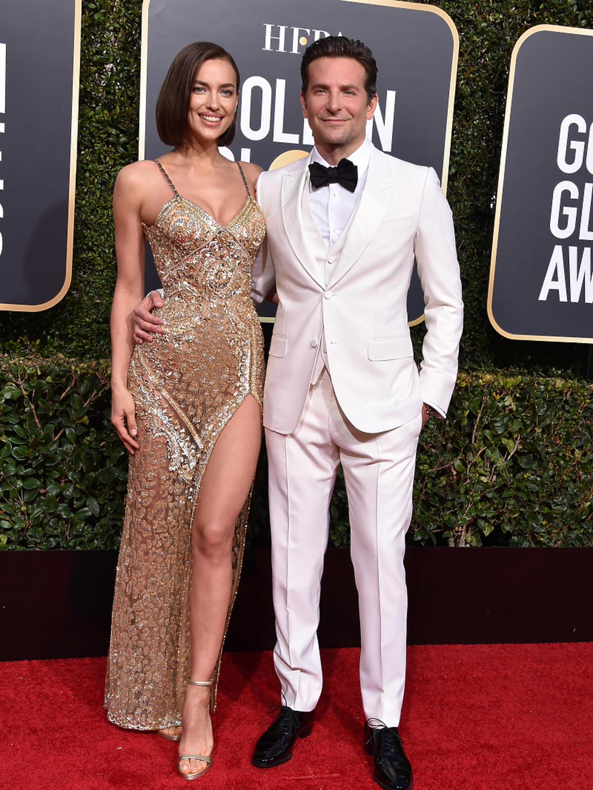 Bradley Cooper i Irina Shayk na gali Złote Globy 2019