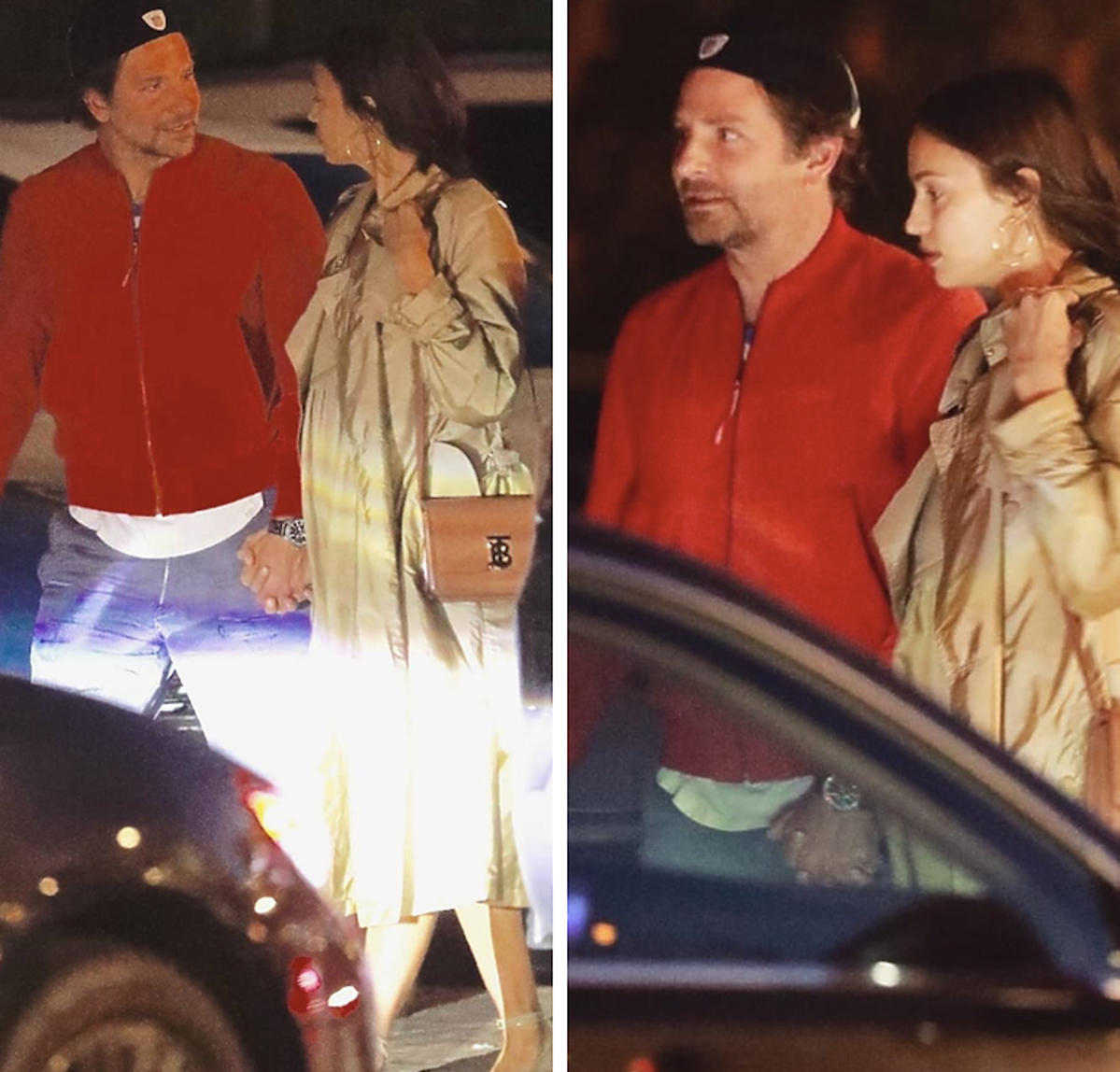 Bradley Cooper, Irina Shayk trzymają się za ręce