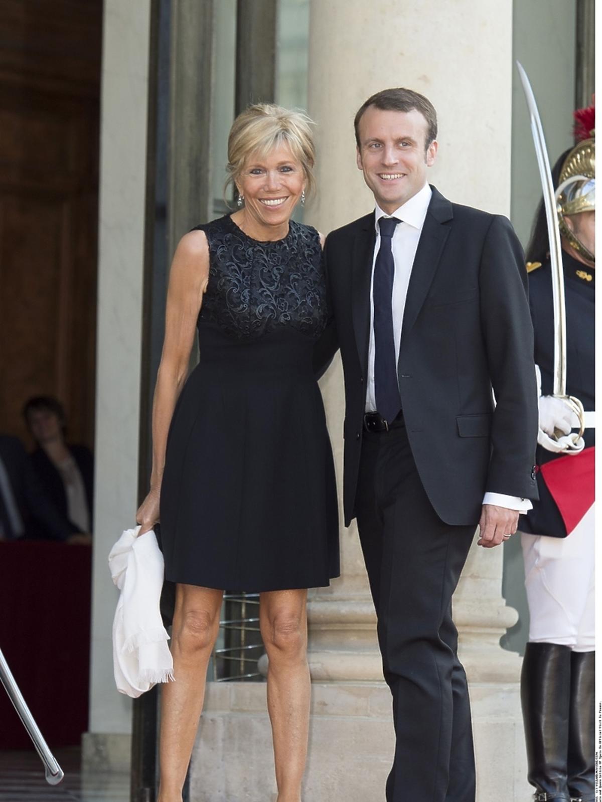 Brigitte i Emmanuel Macron na wizycie w Hiszpanii