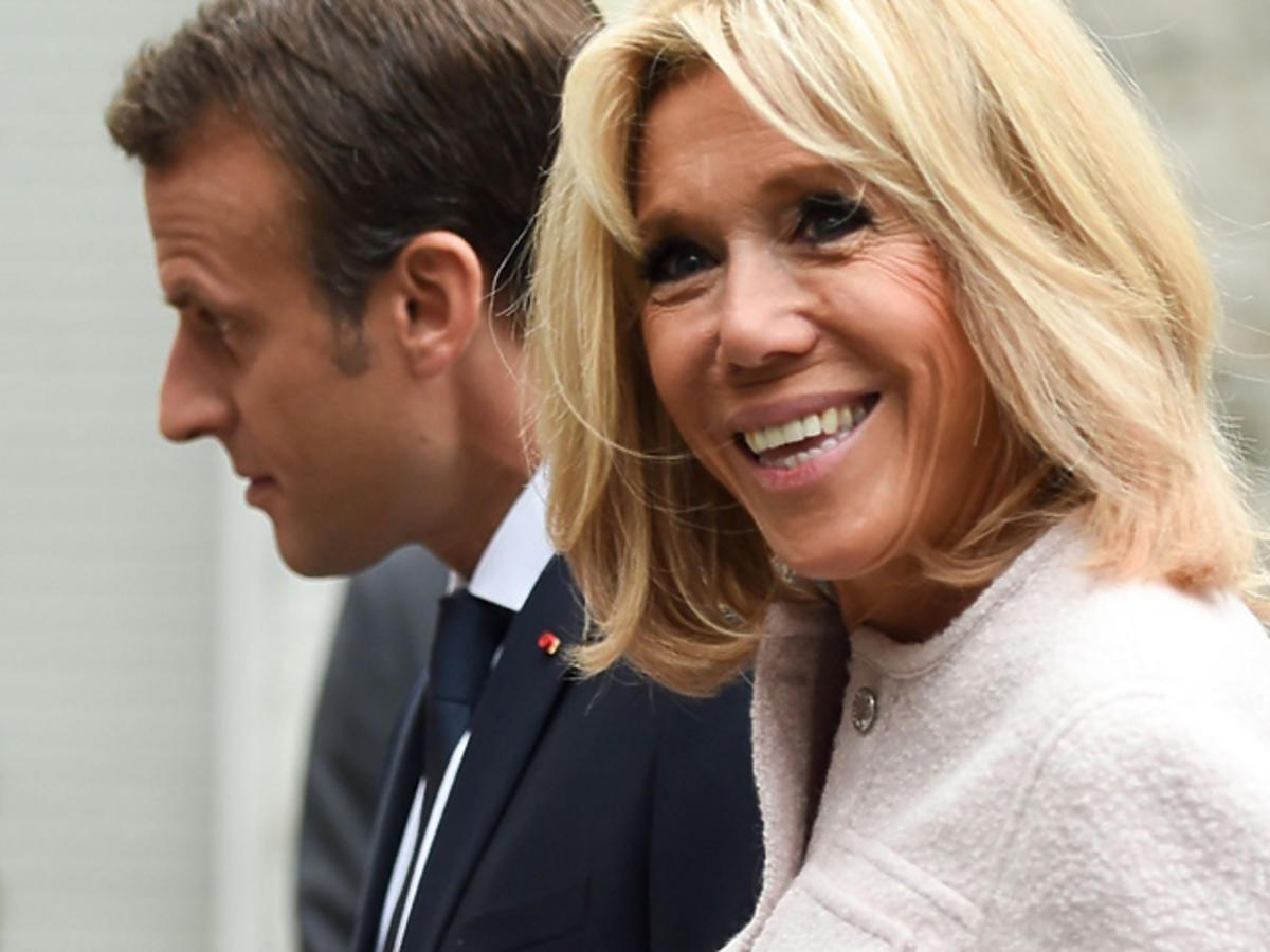 Brigitte Macron na wakacjach z mężem 