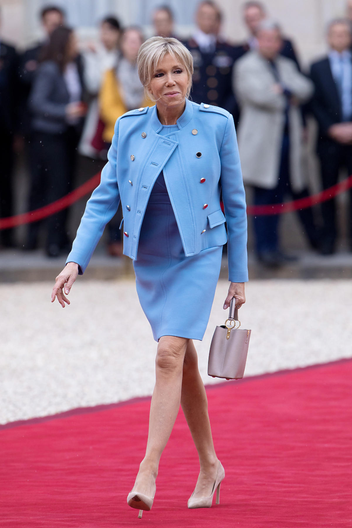 Brigitte Macron na zaprzysiężeniu
