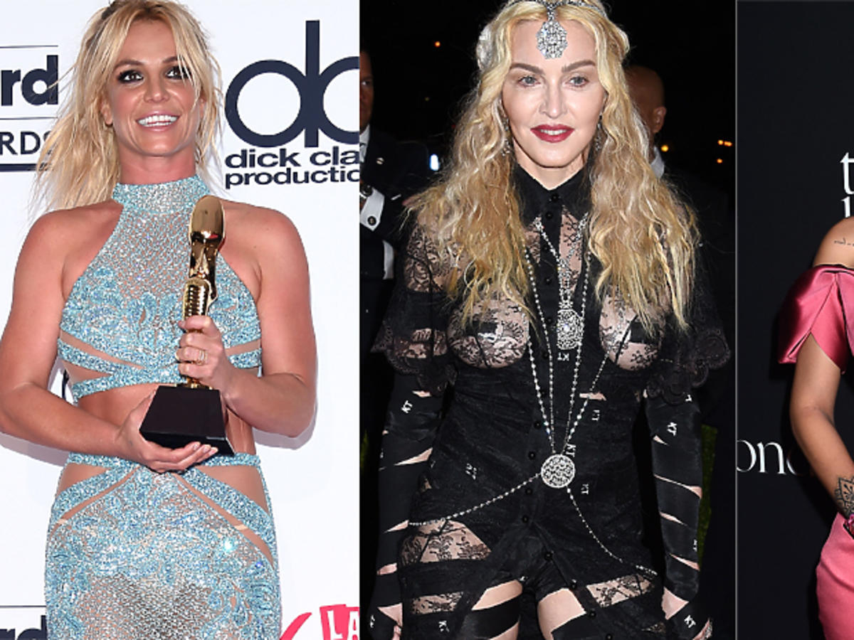 Britney Spears w niebieskiej sukience