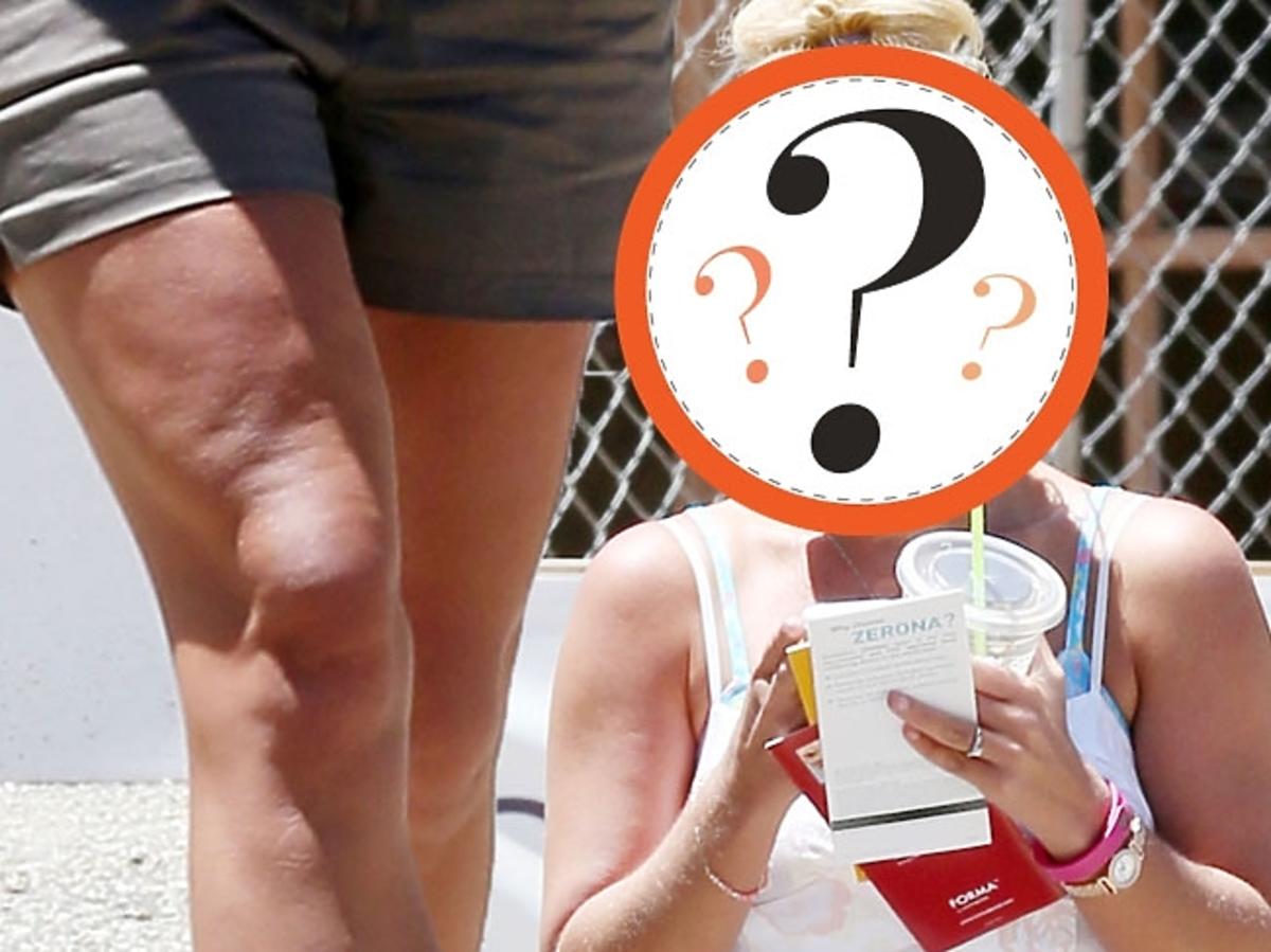 Britney Spears w zielonych szortach