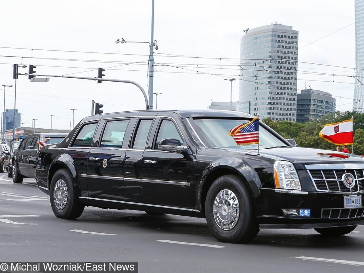 Cadillac One, takim autem będzie jeździć Trump w Warszawie
