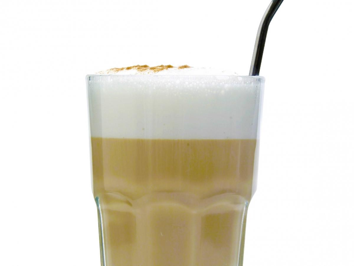 Caffe Latte w szklance