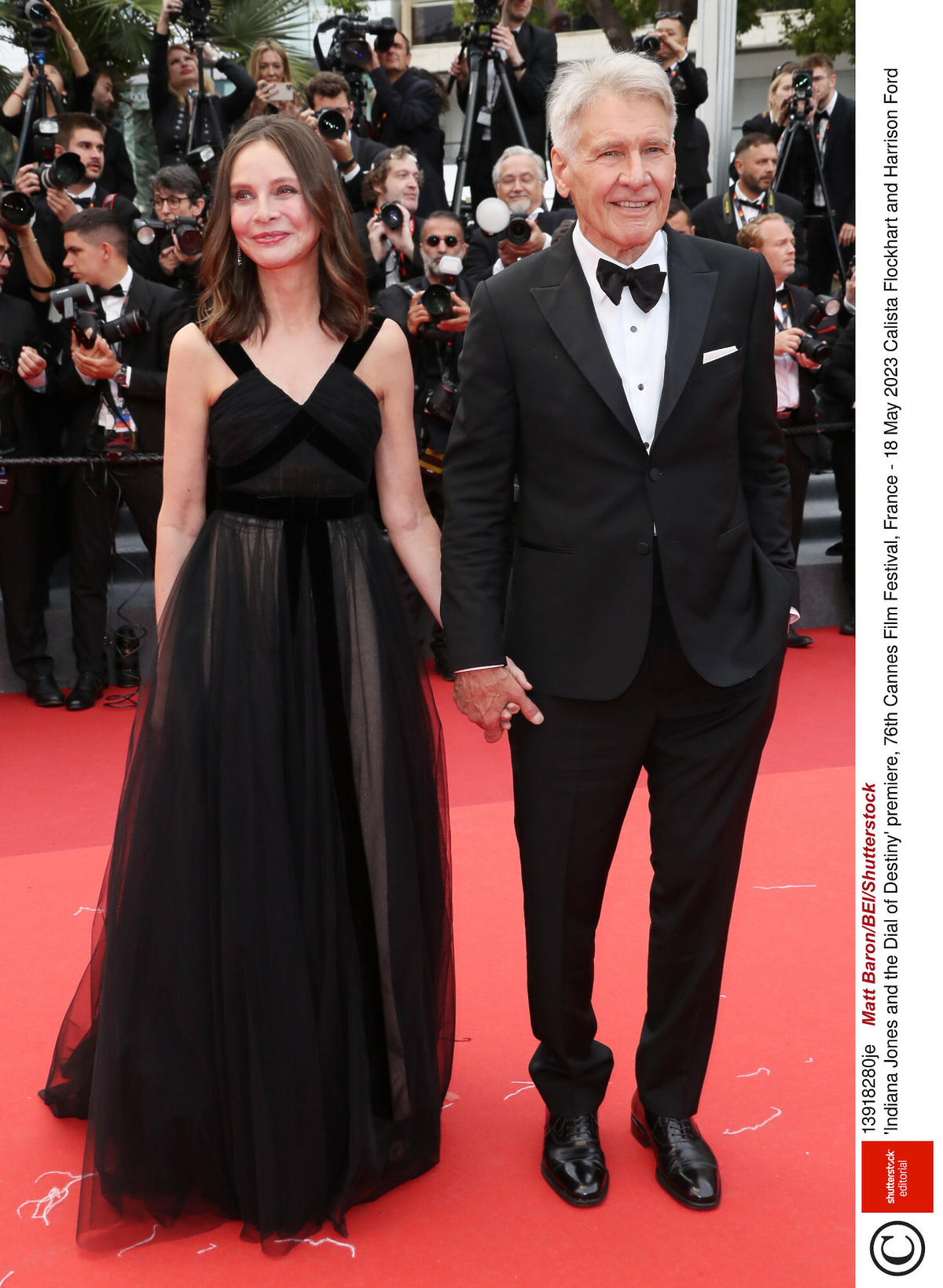 Calista Flockhart i Harrison Ford w Cannes 2023