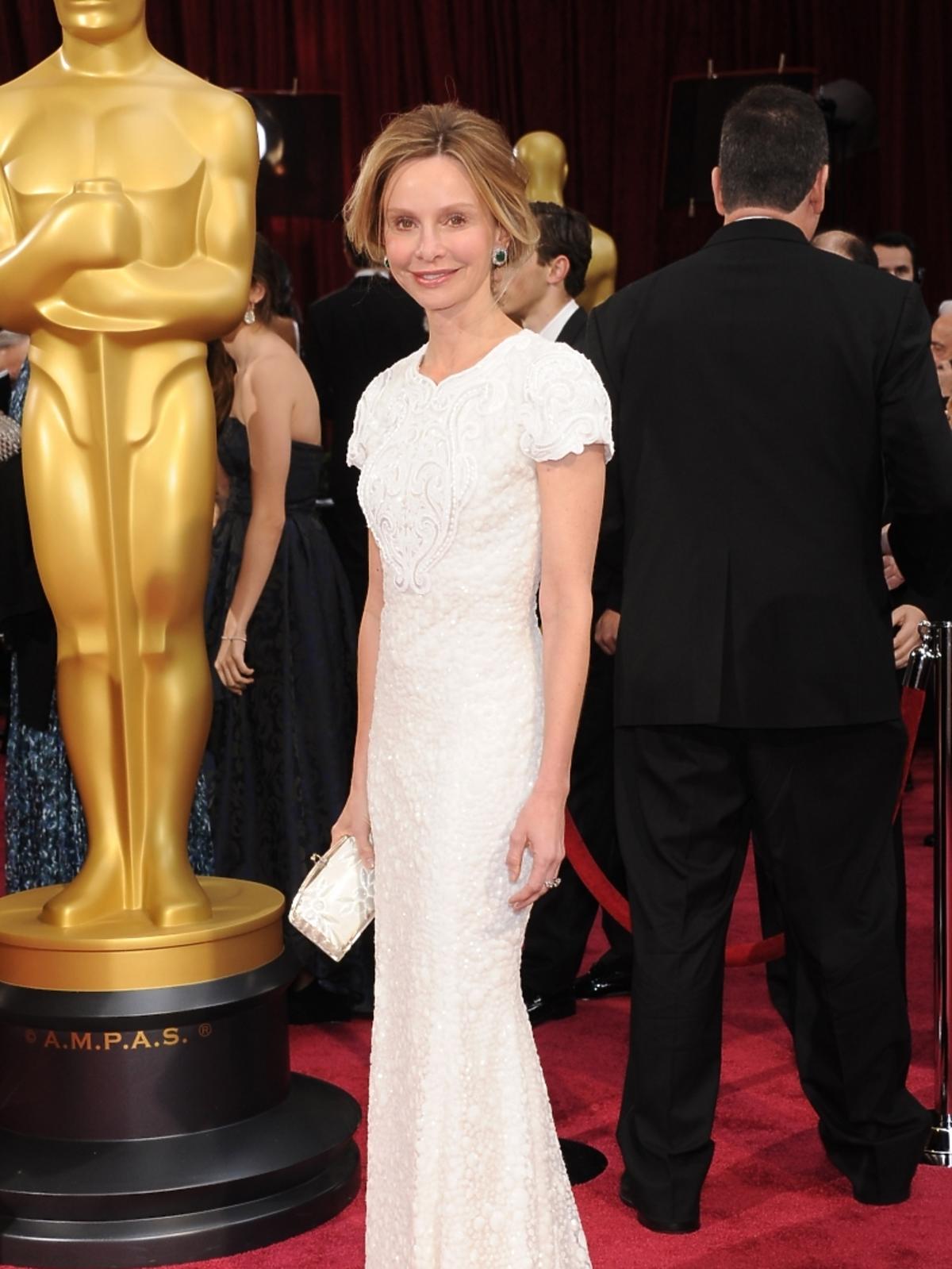Calista Flockhart na rozdaniu Oscarów 2014