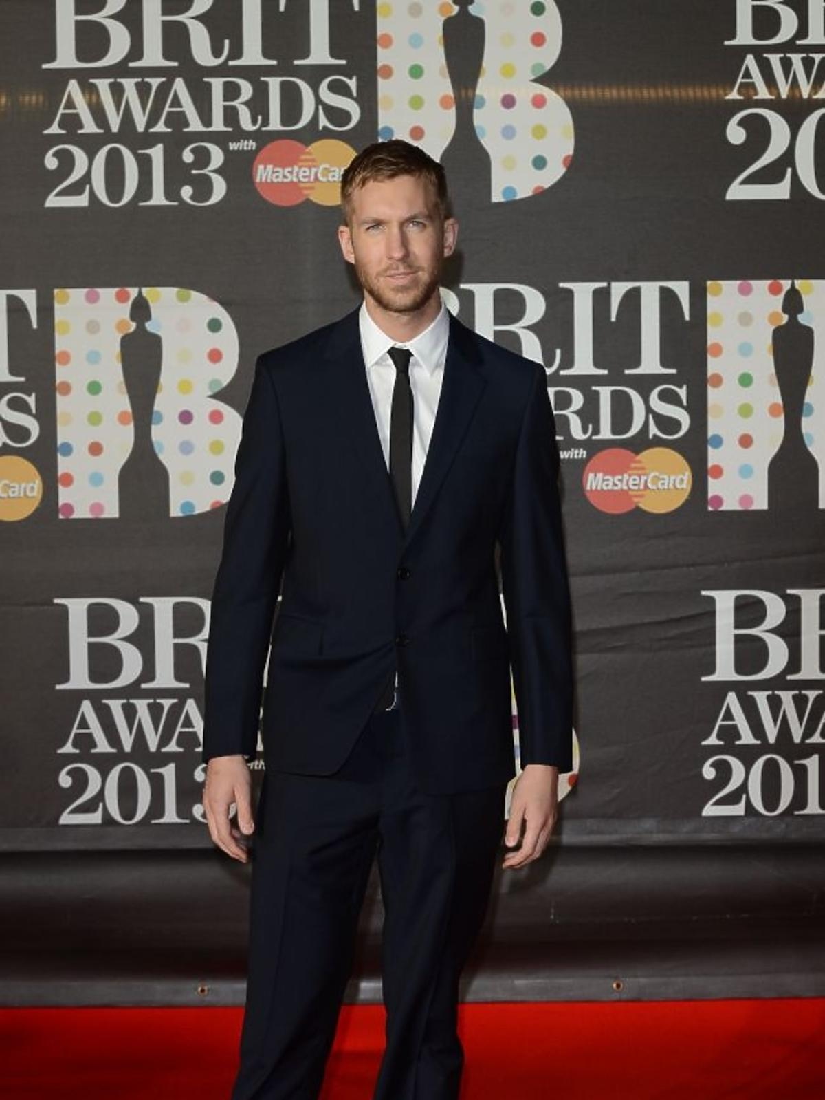 Calvin Harris na gali Brit Awards 2013
